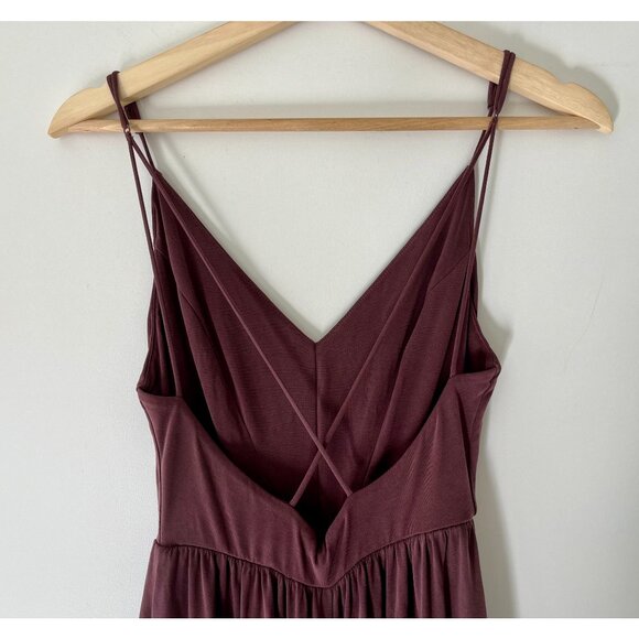 silence + noise (Urban Outfitters) Dusty Rose Wide Leg Jumpsuit - Picture 4 of 10